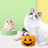 Ghost/Spirit/Pumpkin Cat Chewing Fun Doll Plush Halloween Cat Teeth Grinding Toys  Cleaning Teeth