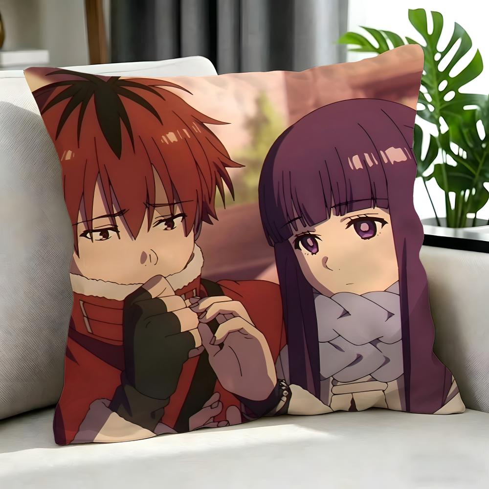 anime Frieren Beyond Journeys End Cushion Cover Cushion Cover Set Pcs x x x Pillowcase Decorative Sofa Home Decor