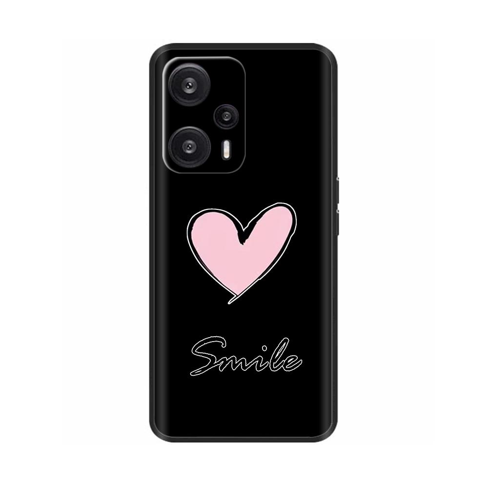 Чехол для Xiaomi Poco F5 Pro Раскрашенный Цветок Задняя Крышка Полная Защита Мягкий Чехол для POCO F5 PocoF5 F5Pro Fundas Чехол для Телефона