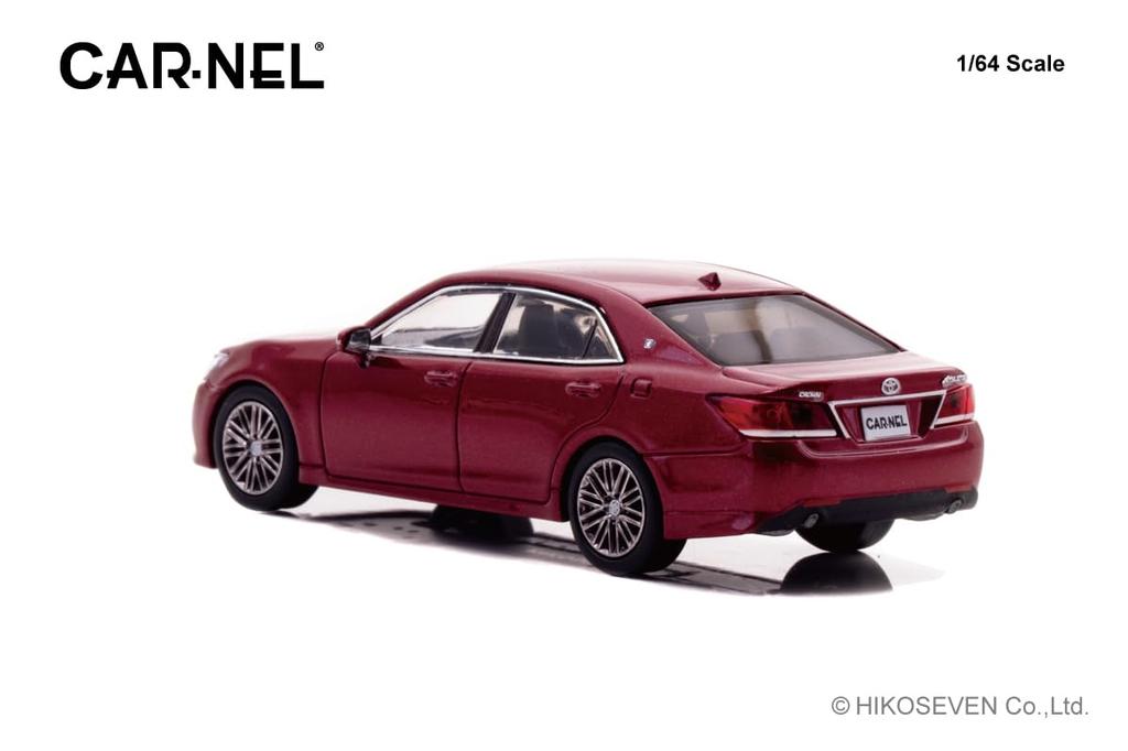CARNEL Scale Toyota Crown Athlete S Пакет выбора цвета Япония 2015 Crimson Rich Red Crystal Shine Glass Flake Готовое изделие CN640046 1/64