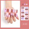 16 Strips Glitter Nail Wraps for Women Nail Polish Strips Self Adhesive Nail Polish Stickers Fingernail Manicure Sticker