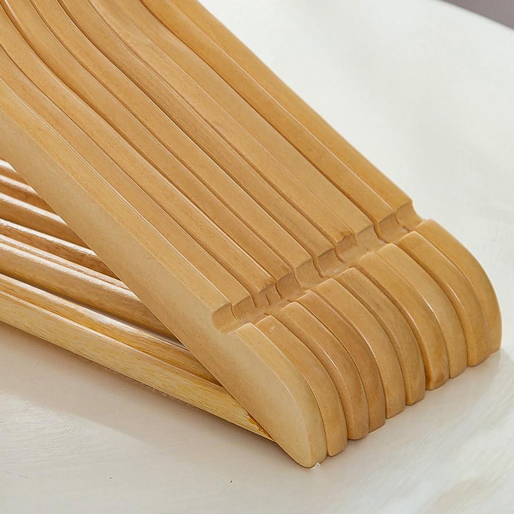 Деревянная вешалка для пальто, нескользящая, вешалка для одежды, вращающаяся на 360 градусов, вешалки для костюмов для дома 44,5 см