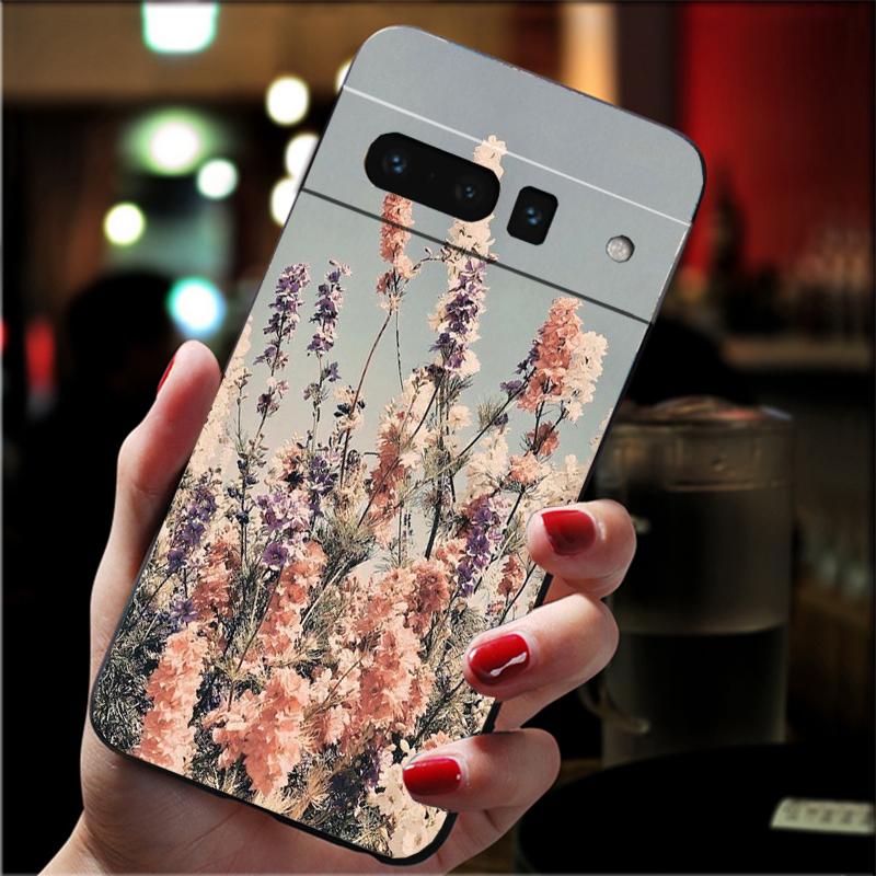 Чехол для телефона с цветочным рисунком для Google Pixel 10 Pro 9 Pro XL 9A 8 7 6 Pro Pixel 8A 7A 6A Pixel 8 7 6 5