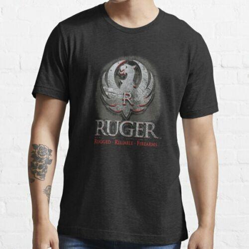 НОВЫЙ ОГРАНИЧЕННЫЙ Ruger Прочные Надежные Огнестрельное Оружие Потрясающая Винтажная Ретро Футболка Унисекс Футболка