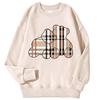 Casual Women Sweatshirts Teddy Bear Printing Hoodies Comfortable Soft Pullover Fashion Crewneck Loose Female Crewneck Sweatshirt