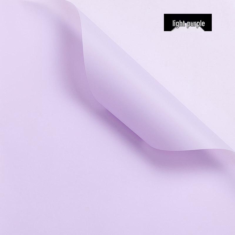 Полупрозрачная Водонепроницаемая Матовая Бумага для Букетов Флориста - Корейская Однотонная Упаковка для Цветов