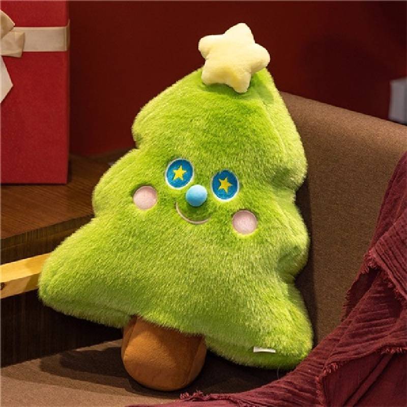 Christmas Santa Plush Toy Decorative Cushion For Kid And Holiday Gift