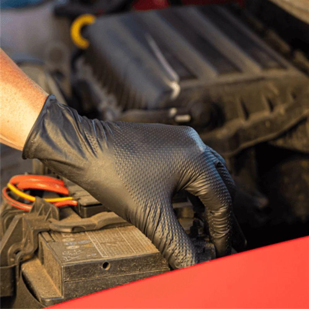 Textured Nitrile Gloves Latex Free Mechanic Gloves Mechanic Industrial Gloves Work Gloves