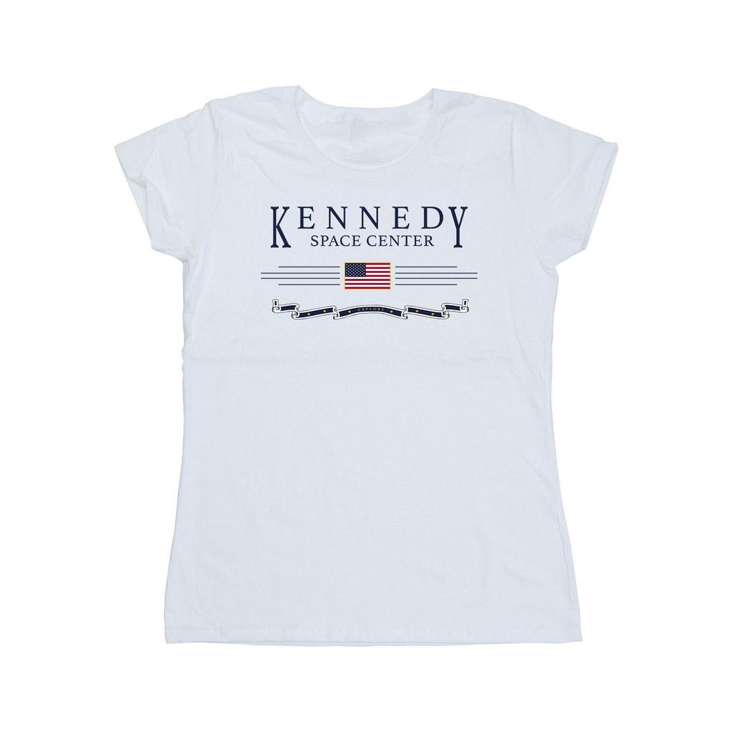 NASA Womens/Ladies Kennedy Space Centre Explore Cotton T-Shirt