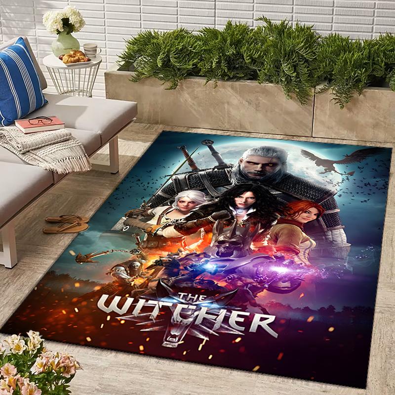 The Witcher Design Area Rug - Non-Slip, Soft & Cozy Floor Mat for Living Room, Bedroom, Office - Indoor/Outdoor Decorative Carpet