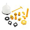 Universal 15pcs Coolant Funnel Kit Cooling System Funnel Allows Access To Hard-To-Reach Radiators