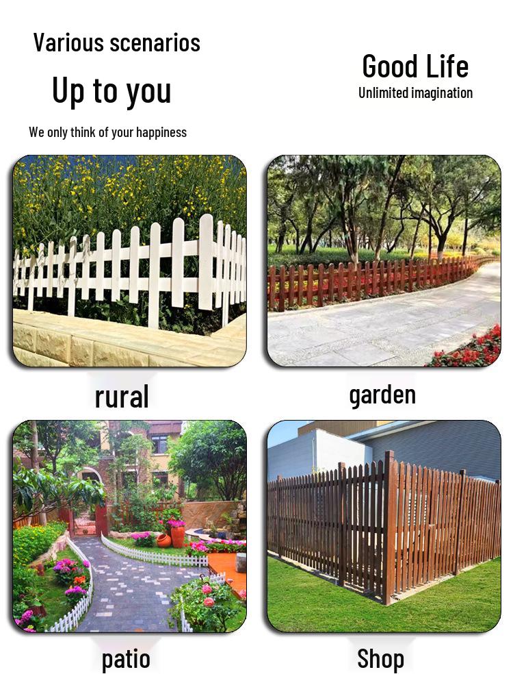 Декоративный деревянный штакетник для сада и цветников