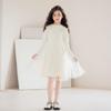 Girls' Stylish Long-Sleeve Mesh Tulle Skirt Dress for Spring & Autumn 2025