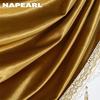 1 шт. NAPEARL золотой роскошный бархатный занавес с кружевной отделкой для декора маленького окна 70x42 см