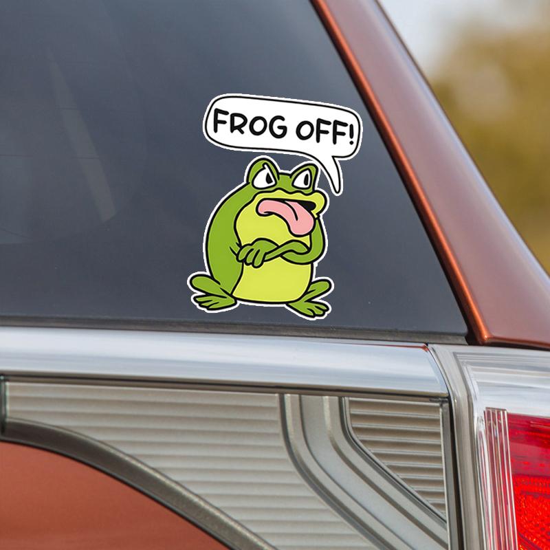 JT129#11x15 см Смешная лягушка с лягушкой наклейка на автомобиль для ноутбука грузовика мотоцикла фургона внедорожника автомобиля краска окна стены рыбацкой лодки скейтборда наклейка