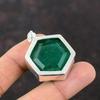 Ограненный замбийский изумрудный кулон, ювелирные изделия из драгоценных камней, кулон из стерлингового серебра 925 пробы, удивительный кулон ручной работы, эффектный кулон, женский специальный подарок