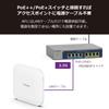 Netgear Точка доступа беспроводной локальной сети NETGEAR WiFi 6 Cloud Management Совместимость с корпоративным питанием PoE Получение 5-летней гарантии Приложение Insight Cloud