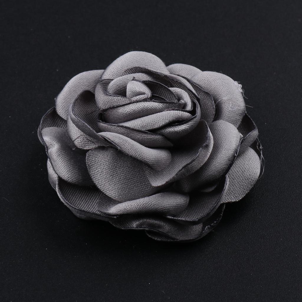 5CM Large Fabric Flower with Burned Edge for Jewelry, Clothing, Headwear, Hair Clips & Decorative Accessories