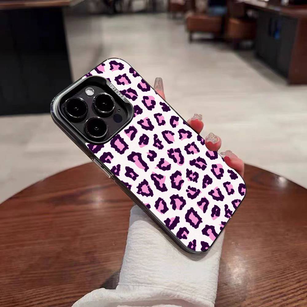 Сексуальный чехол для телефона с леопардовым принтом для IPhone 17 16 15 14 13 12 Mini 11 8 7 Pro Max Plus Цветной чехол для телефона