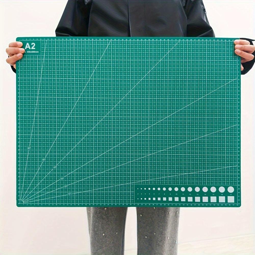 Large A2 Cutting Mat - Self-Healing PVC for Craft, Painting & Sewing, Desk Mat for Keyboard, Mouse & Computer Desk Pad