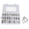 520Pcs Bolts Nuts Assortment Kit Metric M3 M4 M5 M6 Assorted Hex Stainless Steel Screw Flat Was