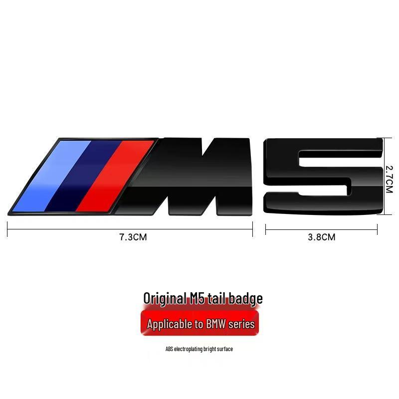 Наклейка-логотип на заднее крыло BMW M Series для M1-M6, 3 и 5 Серий, X6M