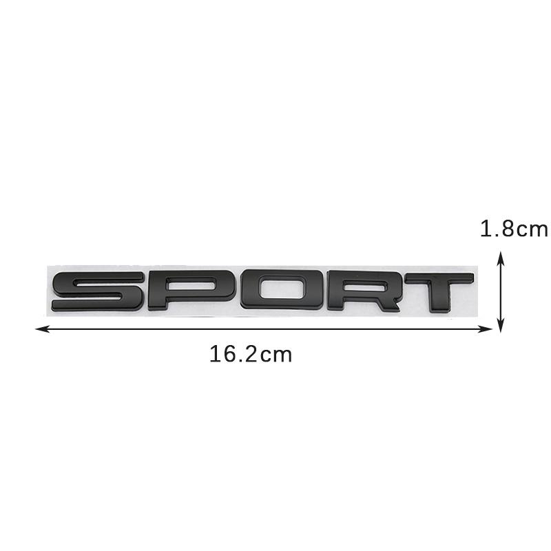 Высококачественный 3D Спортивный Металлический Значок-Эмблема SPORT Наклейки Подходят Для Автомобиля Land Range Rover SV Накладка на Задний Багажник Наклейка