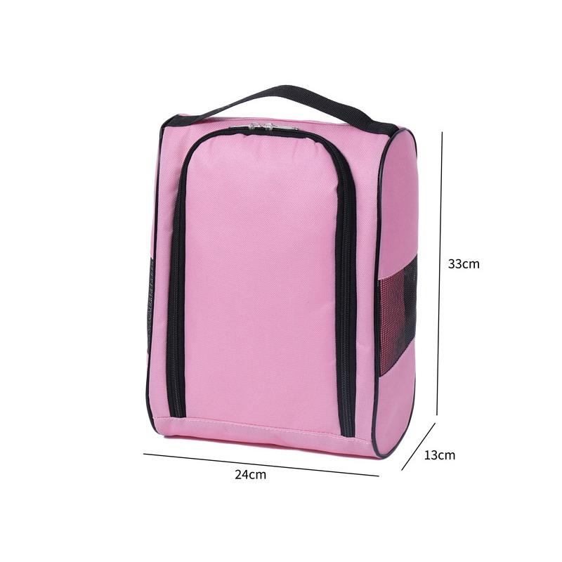 Oxford Cloth Golf Shoe Handbag Breathable Dustproof Lightweight Portable Storage Bag for Golf Football Tennis Sports Shoes