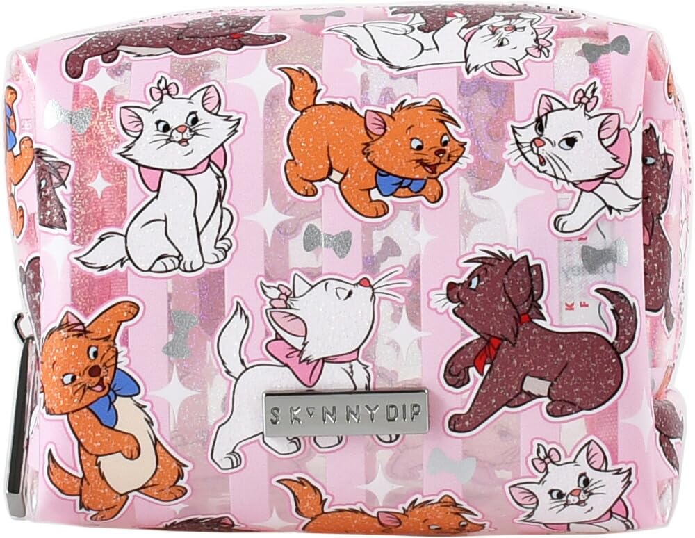 Skinnydip Aristocats Repeat Makeup Case 0631MUMF1 Pouch/Accessory
