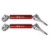 1 Pair RC Front Drive Shaft Steel Aluminum Alloy Rustproof 110 Front Transmission Shaft for