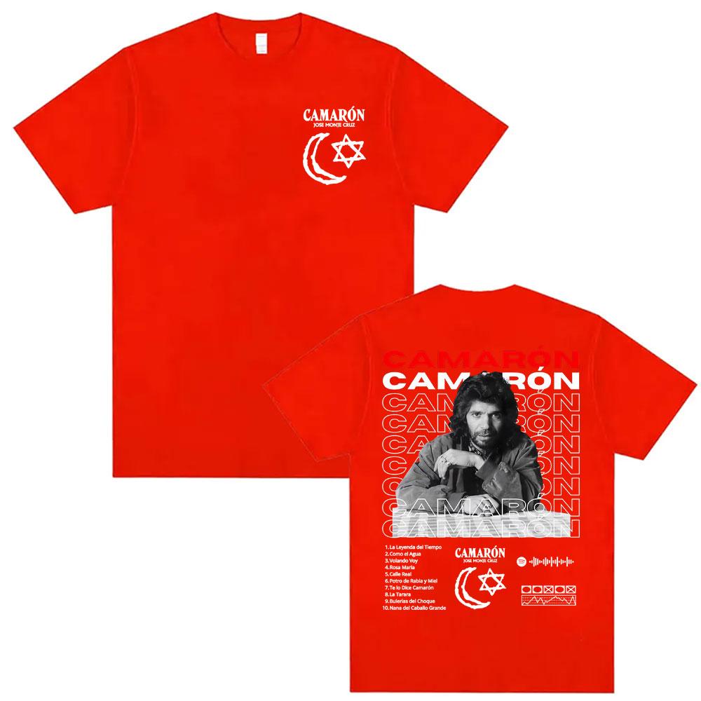 Rock Camaron De La Isla Album Graphic T Shirts Men Women Fashion Hip Hop Punk Street Tshirts Cotton Summer Short Sleeve T Shirt