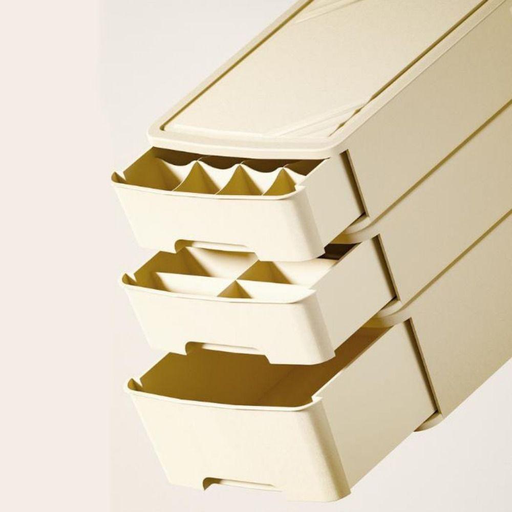 Коробка для хранения нижнего белья выдвижного типа, пластиковый органайзер для одежды, коробка для хранения носков, разделитель для гардероба