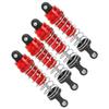 4Pcs RC Metal Shock Absorber Damper Set for MN86 MN86S MN86K MN86KS 112 RC CrawlersRed
