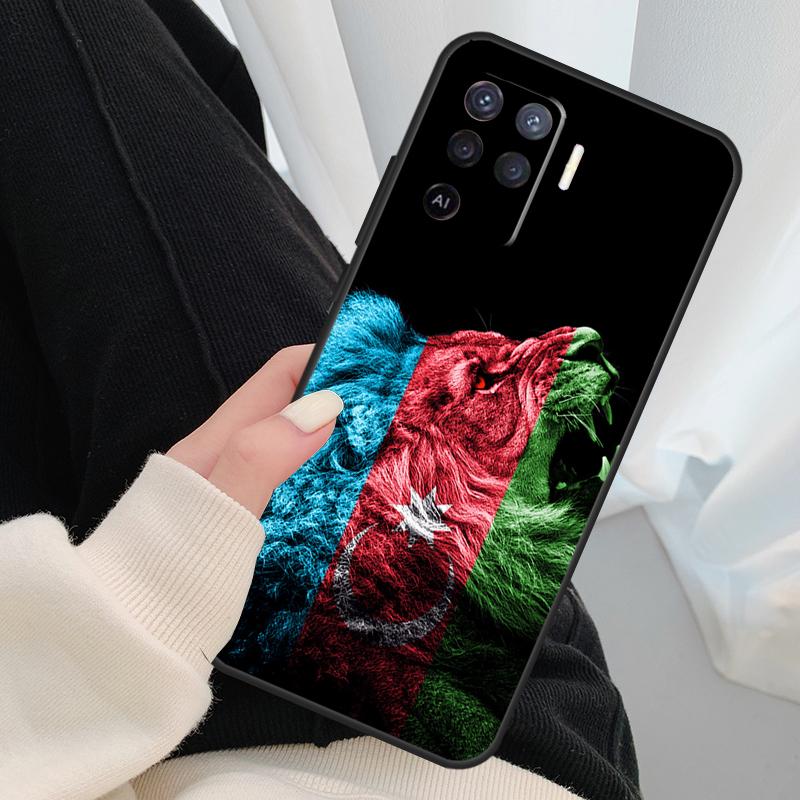 Чехол с флагом Бута Азербайджана для Oppo A40 A60 A80 A5 Pro A15 A16 A17 A57 A77 A94 A74 A54 A76 A96 A18 A38 A58 A78 A98