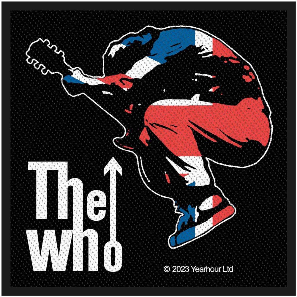 The Who Тканая нашивка Pete Jump