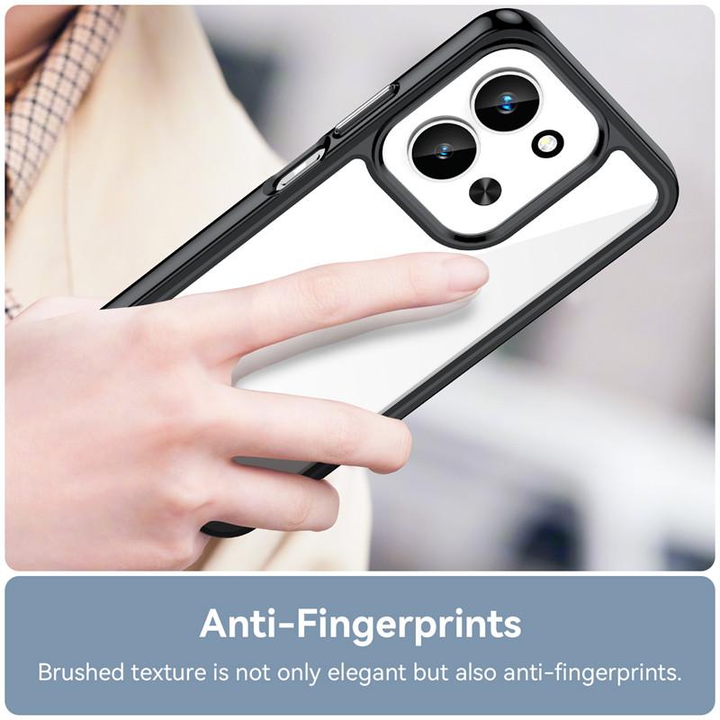 Для Xiaomi Redmi 15C 4G Чехол Xiaomi Redmi 15C Чехол Противоударный Прозрачный ПК + ТПУ Силиконовый Защитный Чехол для Телефона Xiaomi Redmi 15C