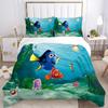 Nemo Adventure Print 3Pcs Bedding Setduvet Cover With 2 Bedropillowcase Home Birthday Gift