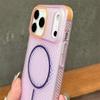 Магнитный чехол Color-Block из сетки для iPhone 17/16/15 и Samsung S25 Ultra/S24