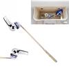 Universal Toilet Tank Chrome-plated Lever Wc Handle of Hygienic Adjustment Wrench