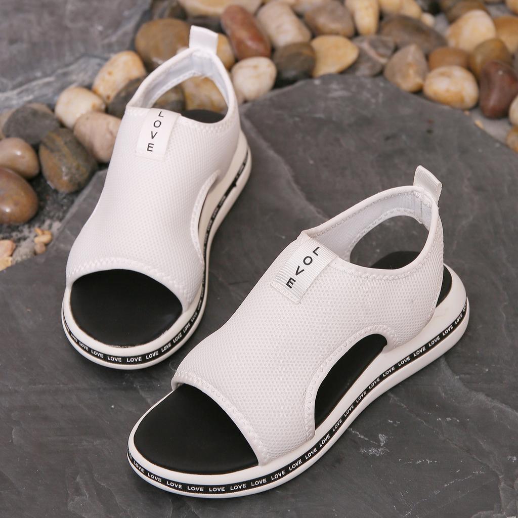 Летние новые модные европейские и американские женские сандалии Flyknit большого размера