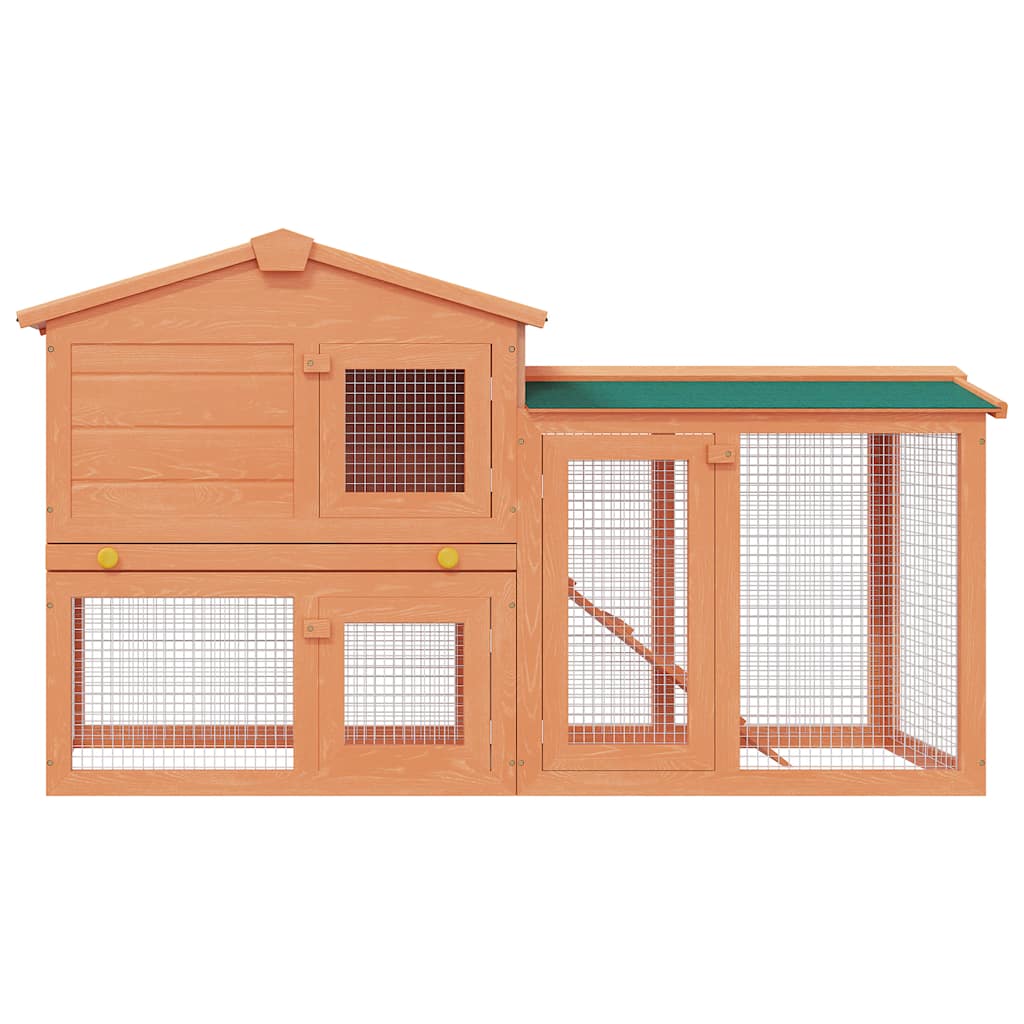 Large Rabbit Hutch Wood