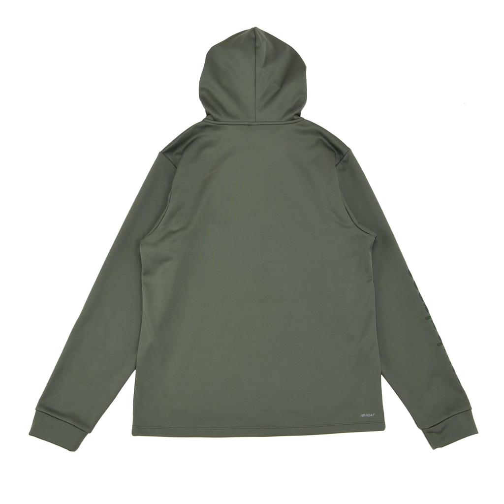 New Balance Tenacity Fleece Hoodie Jacket MJ23020 DGK Olive Size S Full-Zip Men's (Deep Green/Black)