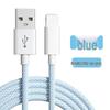 Кабель для быстрой зарядки 6A PD20W цвета макарон для устройств Apple и Android