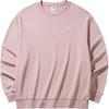 Anta Life Series Sports Casual Loose Solid Color Round Neck Sweatshirt Women Sweatshirt Fusang-Pink 972438701-10