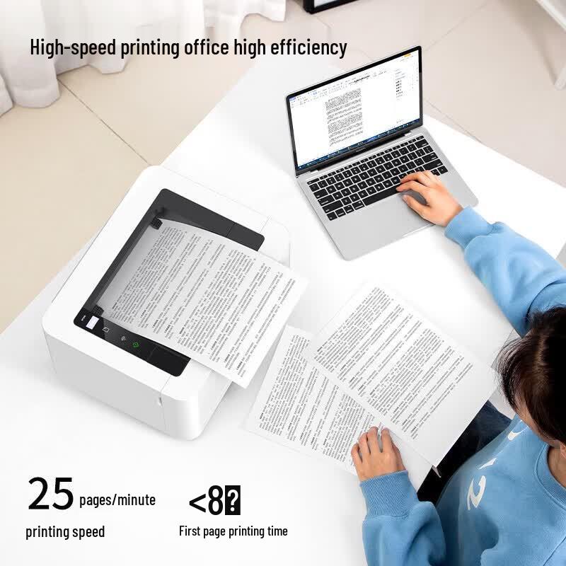 Deli DP25N Monochrome Laser Printer CN plug (adapter included)