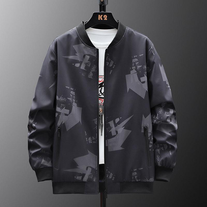 Мужское пальто большого размера, мужское, весна и осень, модный бренд, мужская повседневная свободная куртка, весенняя, для увеличения веса, модная для мужчин