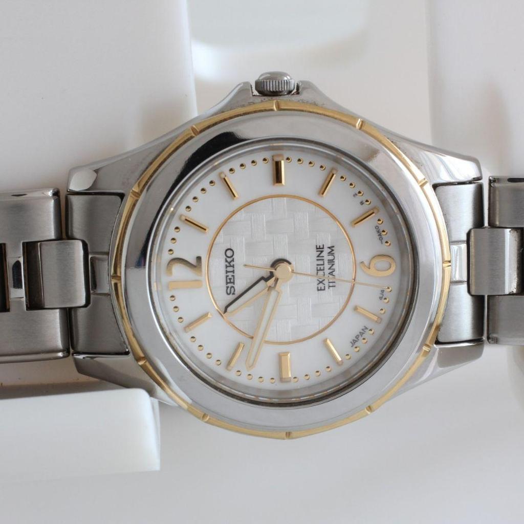 [USED] Working SEIKO EXCEINE Watch 4J41-OAGO