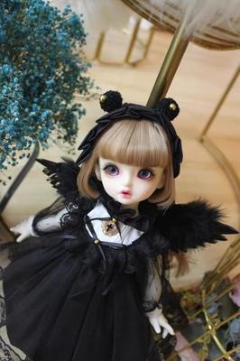 HAMRETHYPPZ 14 16 13 BJD Кукла на шаровых шарнирах Платье для куклы Костюм для куклы Наряд горничной Платье для куклы на шаровых шарнирах Платье принцессы, Черная юбка принцессы, Милая горничная