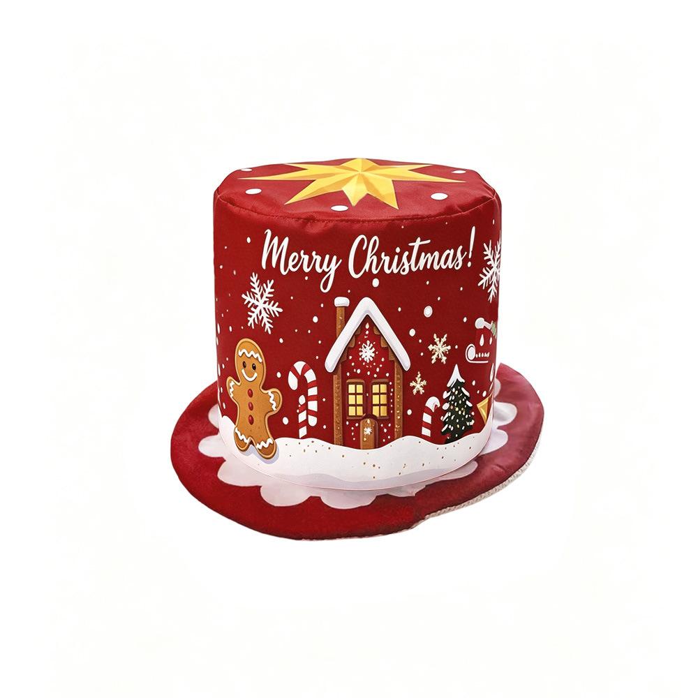 New American Christmas Hat Uncle Sam Hat Holiday Decoration Props Children's Cartoon Top Hat Top Hat