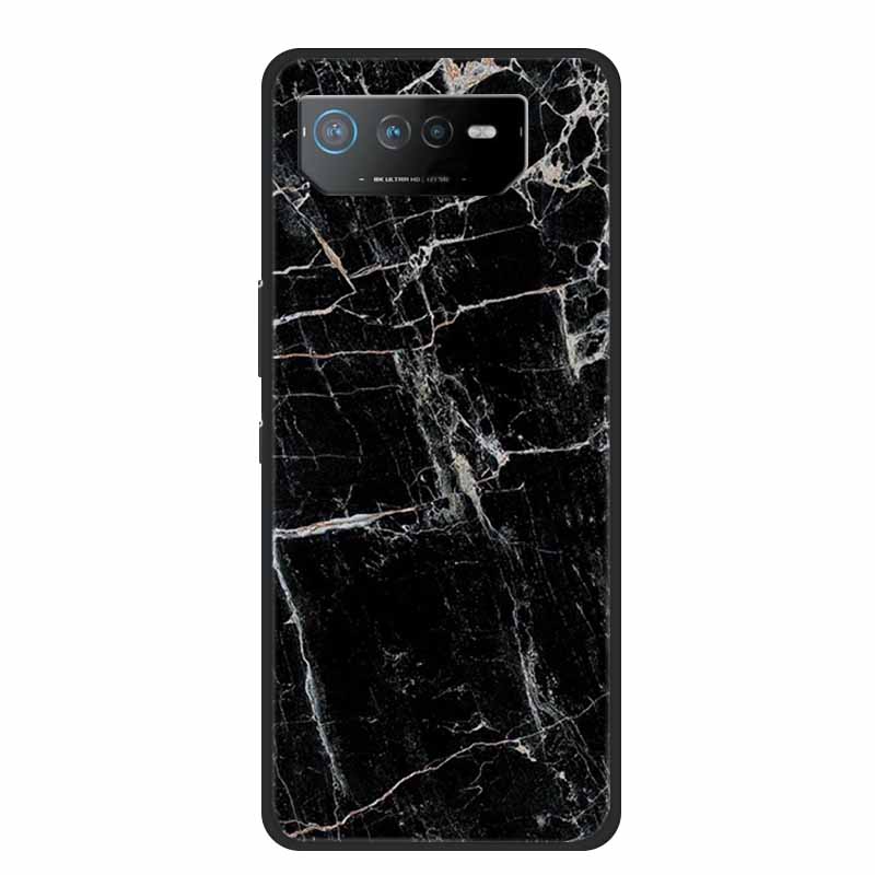 Чехол для Asus ROG Phone 6 Pro Phone6 Pro Coque Черный ТПУ Силикон Мягкая Задняя Крышка Чехол Для Asus ROG Phone 6D Ultimate Чехол для Телефона